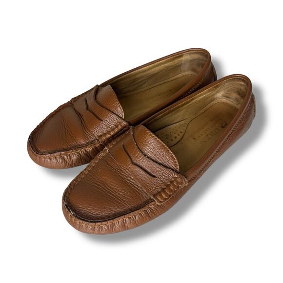 Lauren Ralph Lauren Size 6.5 B Camila Driving Loafer Tan Leather Classic Casual - Picture 6 of 10